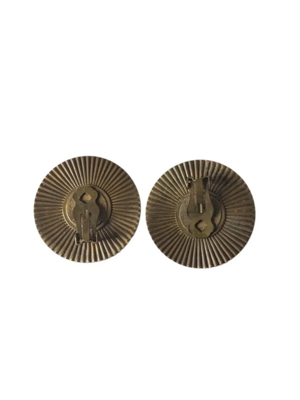 Vintage  statement clip on earrings .